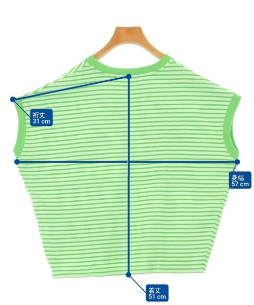 GEVACO（ゲバコ）Tシャツ・カットソー 緑 サイズ:38(M位) レディース/2200721118024