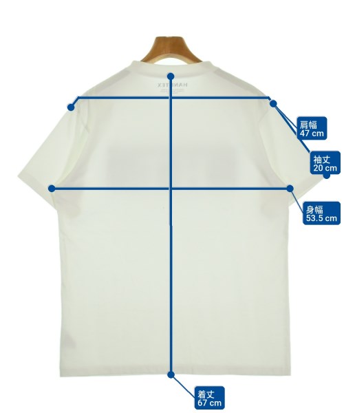 HANDTEX（ハンドテックス）Tシャツ・カットソー 白 サイズ:F メンズ/2200722104064