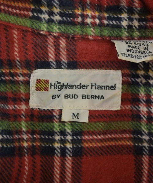 Highlander Flannel（ハイランダーフランネル）カジュアルシャツ 赤 サイズ:M メンズ/2200709099413