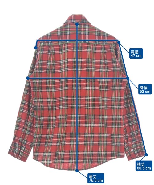Highlander Flannel（ハイランダーフランネル）カジュアルシャツ 赤 サイズ:M メンズ/2200709099413