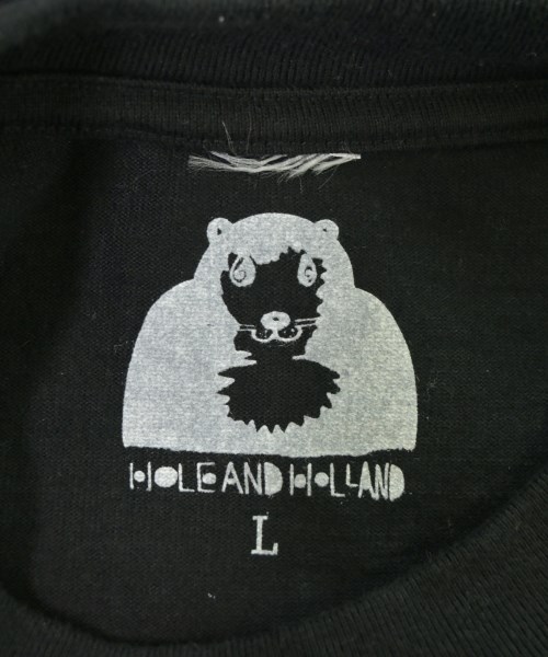 HOLE AND HOLLAND（ホールアンドホーランド）Tシャツ・カットソー 黒 サイズ:L メンズ/2200686912064
