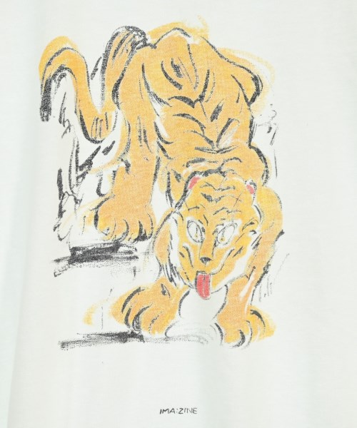 IMA:ZINE（イマジン）Tシャツ・カットソー 白 サイズ:XL メンズ/2200684432076