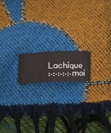 Lachique moi（ラシクモア）マフラー 紺 サイズ:- レディース/2200665670183