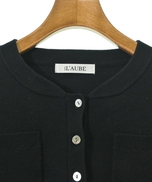 L'AUBE BLANC（ローブブラン）カーディガン 黒 サイズ:F レディース/2200671669096