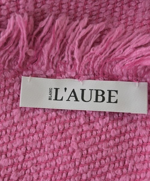 L'AUBE BLANC（ローブブラン）マフラー ピンク サイズ:- レディース/2200699901031