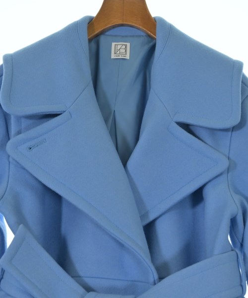 L'AUBE BLANC（ローブブラン）チェスターコート 青 サイズ:F レディース/2200657745011