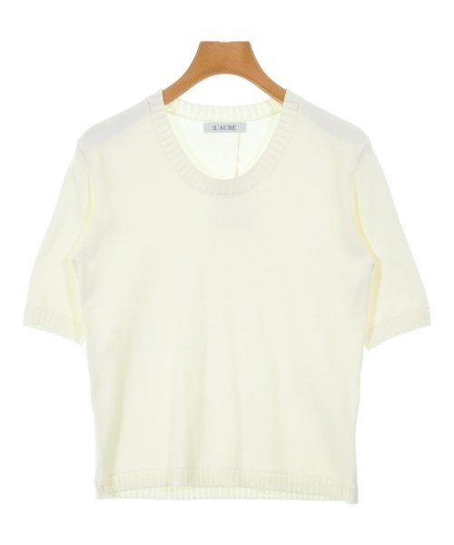 L'AUBE BLANC(ローブブラン)ニット・セーター 白 サイズ:F/2200689338038
