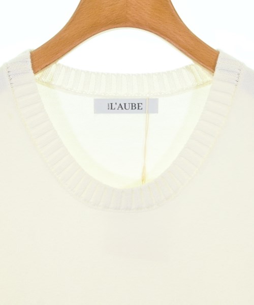 L'AUBE BLANC（ローブブラン）ニット・セーター 白 サイズ:F レディース/2200689338038