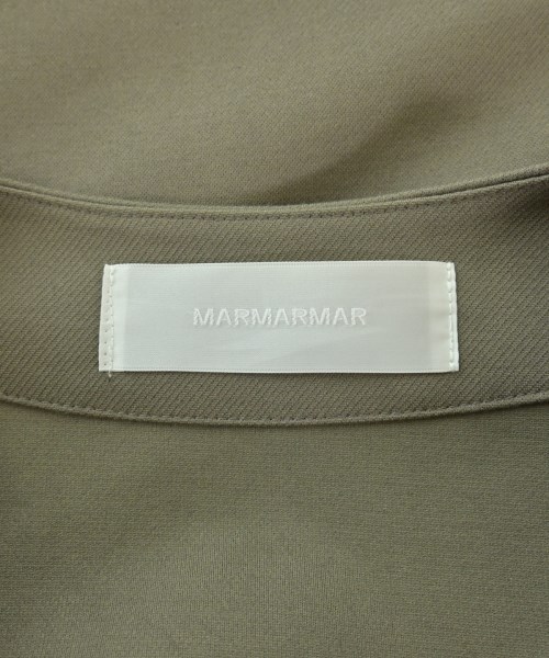 MARMARMAR（マーマーマー）ノーカラージャケット カーキ サイズ:F レディース/2200687693047