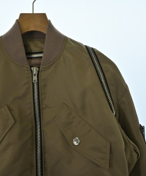 MARQUE（マルク）ミリタリーブルゾン 茶 サイズ:F レディース/2200695824082