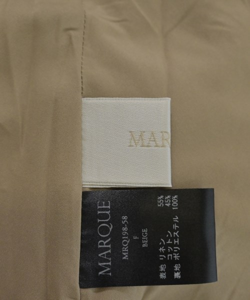 MARQUE（マルク）ワンピース ベージュ サイズ:F レディース/2200695824112