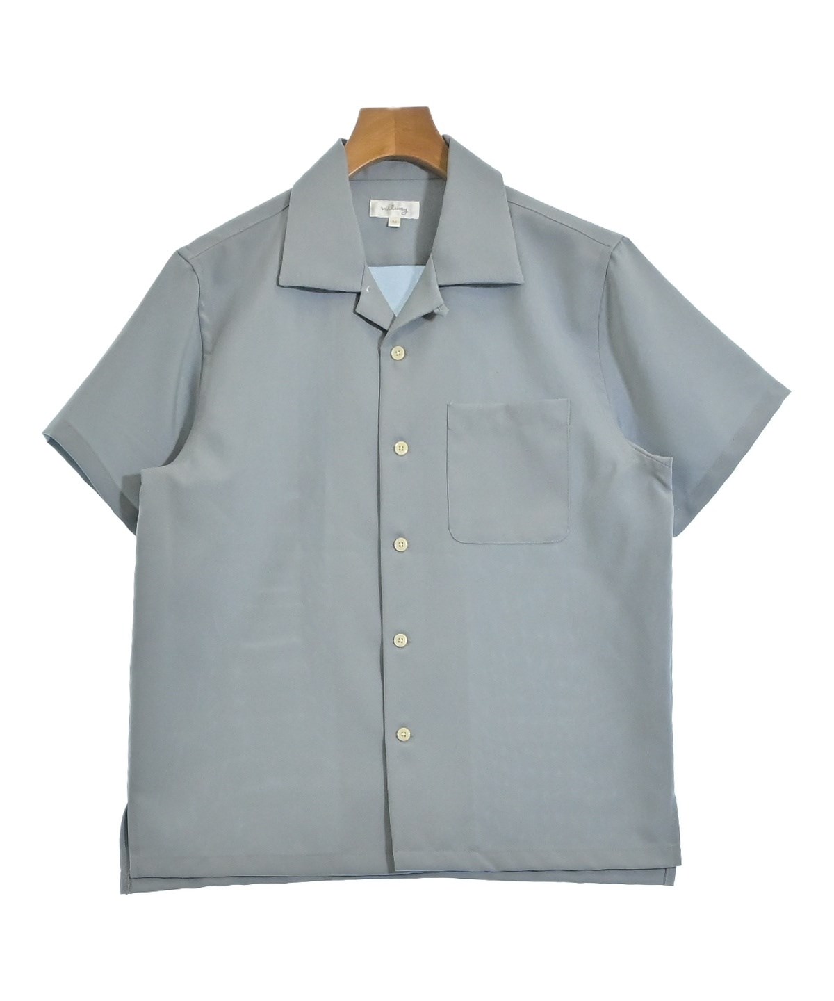 NTRUL CLASSIC KNIT SHIRT GRAY サイズ2 Nilway（ニルウェイ）カジュアルシャツ グレー サイズ:M メンズ