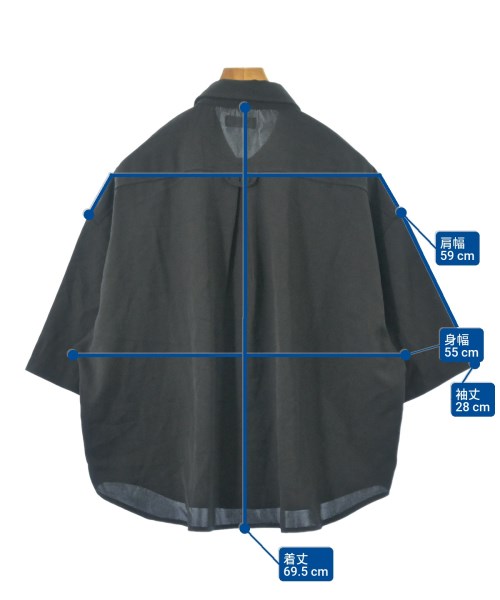 Nilway（ニルウェイ）カジュアルシャツ 黒 サイズ:S メンズ/2200655254089