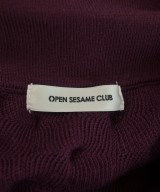 OPEN SESAME CLUB（オープンセサミクラブ）ニット・セーター 紫 サイズ:F レディース/2200676877090