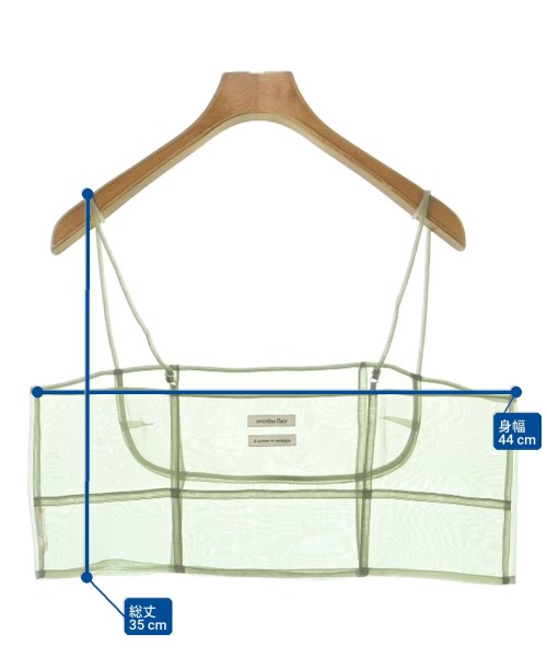 overdue flair（オーバーデューフレア）ブラウス 緑 サイズ:F レディース/2200665388125