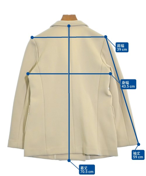 quaranciel（カランシエル）テーラードジャケット ベージュ サイズ:36(S位) レディース/2200622021034