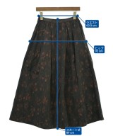 quaranciel（カランシエル）ロング・マキシ丈スカート 茶 サイズ:F レディース/2200616750094