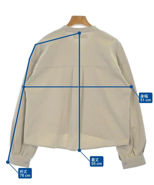 quaranciel（カランシエル）カジュアルシャツ ベージュ サイズ:F レディース/2200630061084