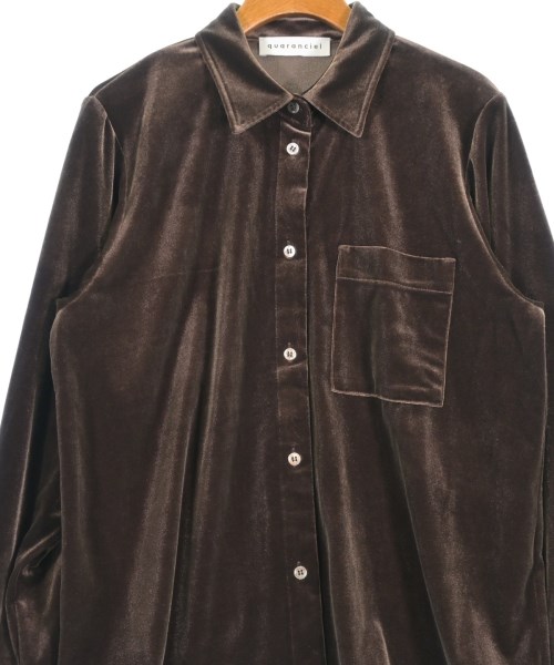 quaranciel（カランシエル）カジュアルシャツ 茶 サイズ:F レディース/2200669559071