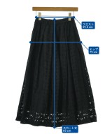 quaranciel（カランシエル）ロング・マキシ丈スカート 黒 サイズ:36(S位) レディース/2200697378057
