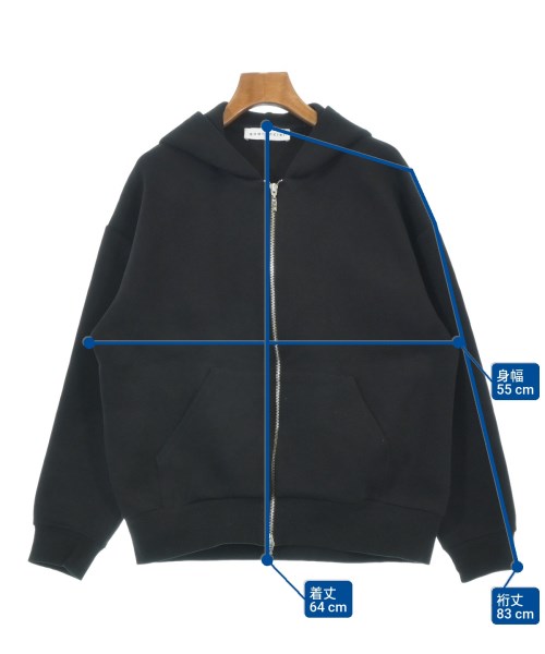 quaranciel（カランシエル）パーカー 黒 サイズ:F レディース/2200649954025