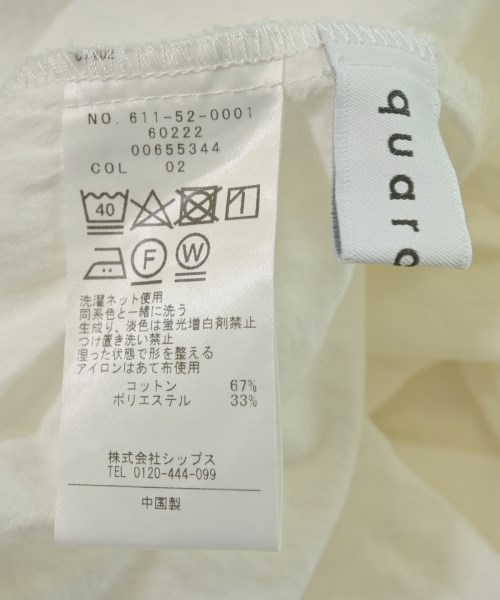quaranciel（カランシエル）ブラウス 白 サイズ:-(M位) レディース/2200706661064