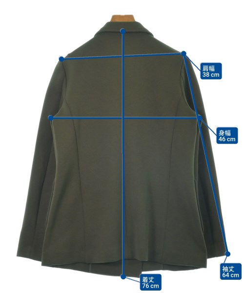 quaranciel（カランシエル）カジュアルジャケット カーキ サイズ:40(M位) レディース/2200646291017