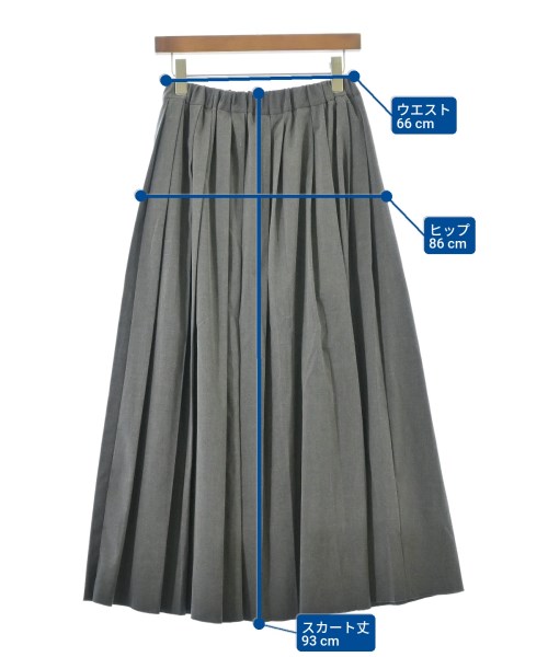 quaranciel（カランシエル）ロング・マキシ丈スカート グレー サイズ:F レディース/2200662642152