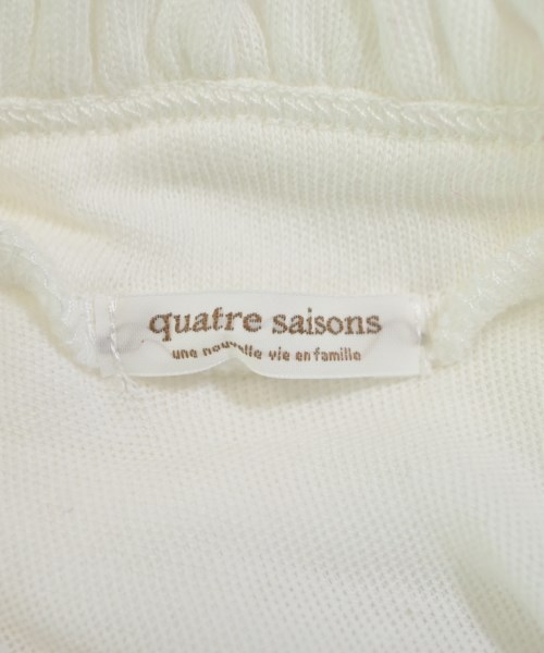 quatre saisons（キャトルセゾン）Tシャツ・カットソー 白 サイズ:-(S位) レディース/2200626155056