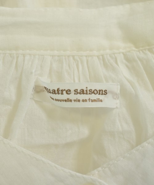 quatre saisons（キャトルセゾン）カジュアルシャツ 白 サイズ:F レディース/2200643059023