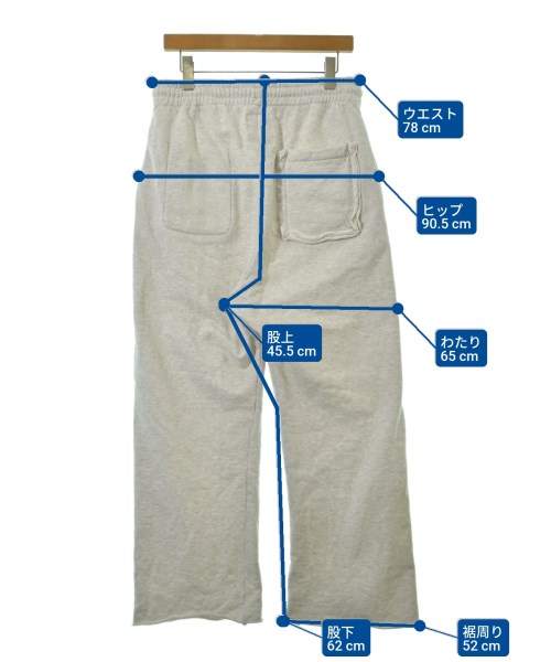 RECOGNIZE（レコグナイズ）スウェットパンツ 白 サイズ:L メンズ/2200660061030