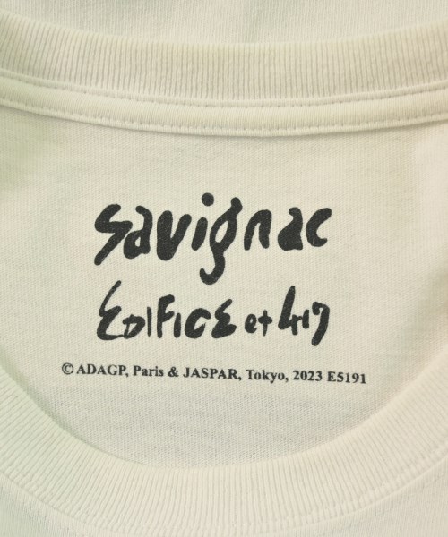 SAVIGNAC（サヴィニャック）Tシャツ・カットソー 白 サイズ:XL メンズ/2200631582014