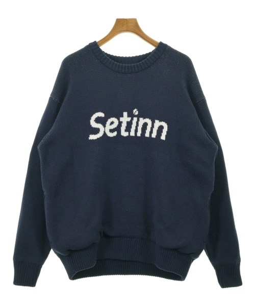 Setinn(セットイン)ニット・セーター 紺 サイズ:L/2200654028032