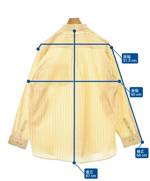 SOUTH POLE（サウスポール）カジュアルシャツ 黄 サイズ:XXL メンズ/2200656225040