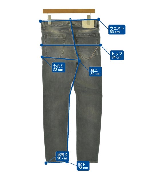 TELERIA ZED（テレリアゼット）デニムパンツ 黒 サイズ:30(M位) メンズ/2200668195072