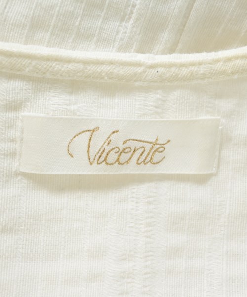 Vicente（ヴィセンテ）シャツワンピース 白 サイズ:F レディース/2200728595491