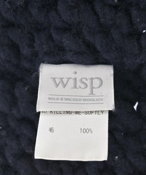 wisp（ウィスプ）マフラー 紺 サイズ:- メンズ/2200660473260