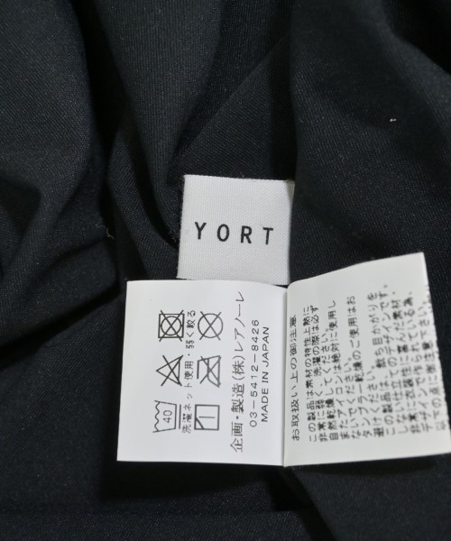 YORT（ヨート）ロング・マキシ丈スカート 黒 サイズ:38(M位) レディース/2200619896119