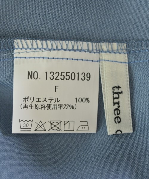 3/4 three quarter（スリークォーター）ワンピース 青 サイズ:F レディース/2200655069010