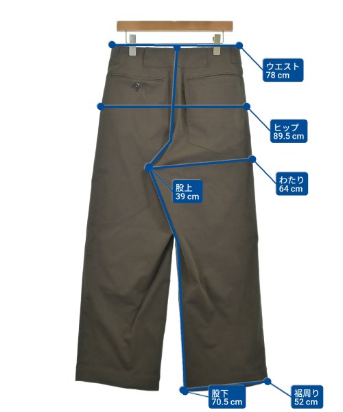 ABELIA EDOWARD GOUCHA（アベリアエドワードゴウチャ）チノパン 茶 サイズ:3(L位) メンズ/2200659994035