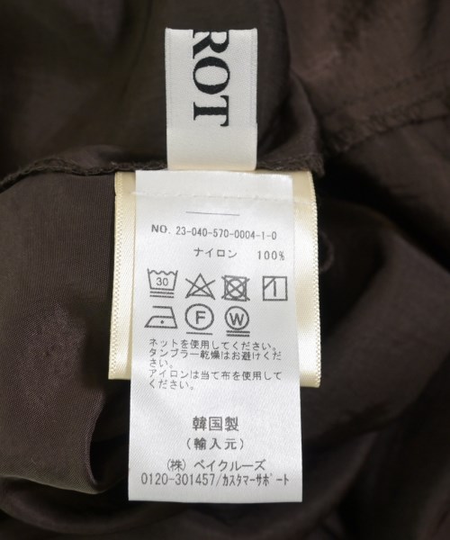 BIRROT（ビロット）ワンピース 茶 サイズ:F レディース/2200718399122