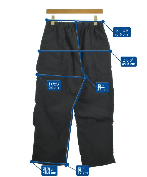 CMF OUTDOOR GARMENT（シーエムエフアウトドアガーメント）クロップドパンツ 黒 サイズ:L メンズ/2200703649171