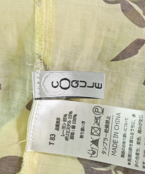 COQULE（コクレ）カジュアルシャツ 黄 サイズ:F レディース/2200614667059