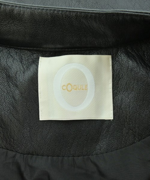 COQULE（コクレ）ブルゾン 黒 サイズ:F レディース/2200674600010