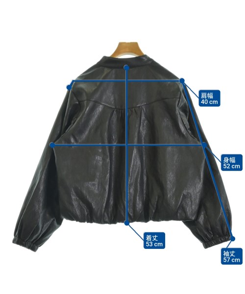 COQULE（コクレ）ブルゾン 黒 サイズ:F レディース/2200674600010