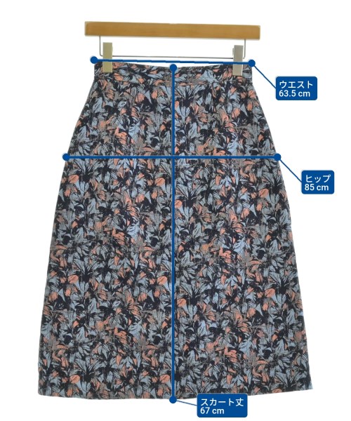 COQULE（コクレ）ひざ丈スカート 青 サイズ:-(S位) レディース/2200653067148