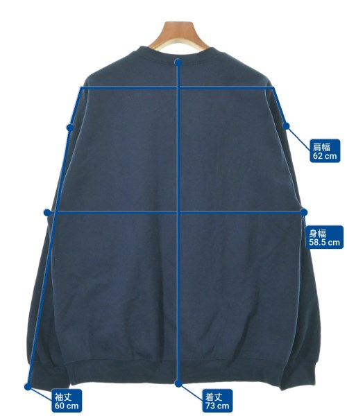Etavirp（エタヴァープ）スウェット 紺 サイズ:XL メンズ/2200626415013
