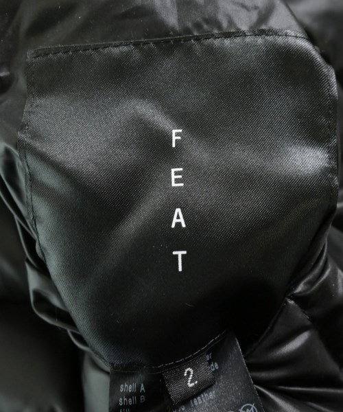 FEAT（フィート）ダウンジャケット/ダウンベスト 黒 サイズ:2(M位) メンズ/2200665096037