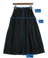 Fit more（フィットモア）ロング・マキシ丈スカート 黒 サイズ:F レディース/2200635194046