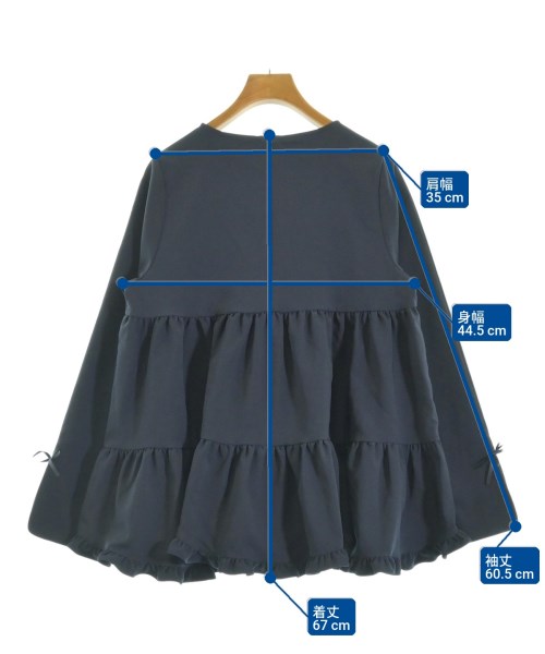 Fit more（フィットモア）ブラウス 紺 サイズ:F レディース/2200655756156
